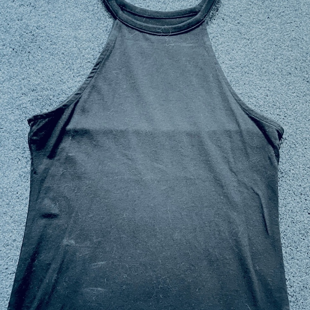 Black Halter Top